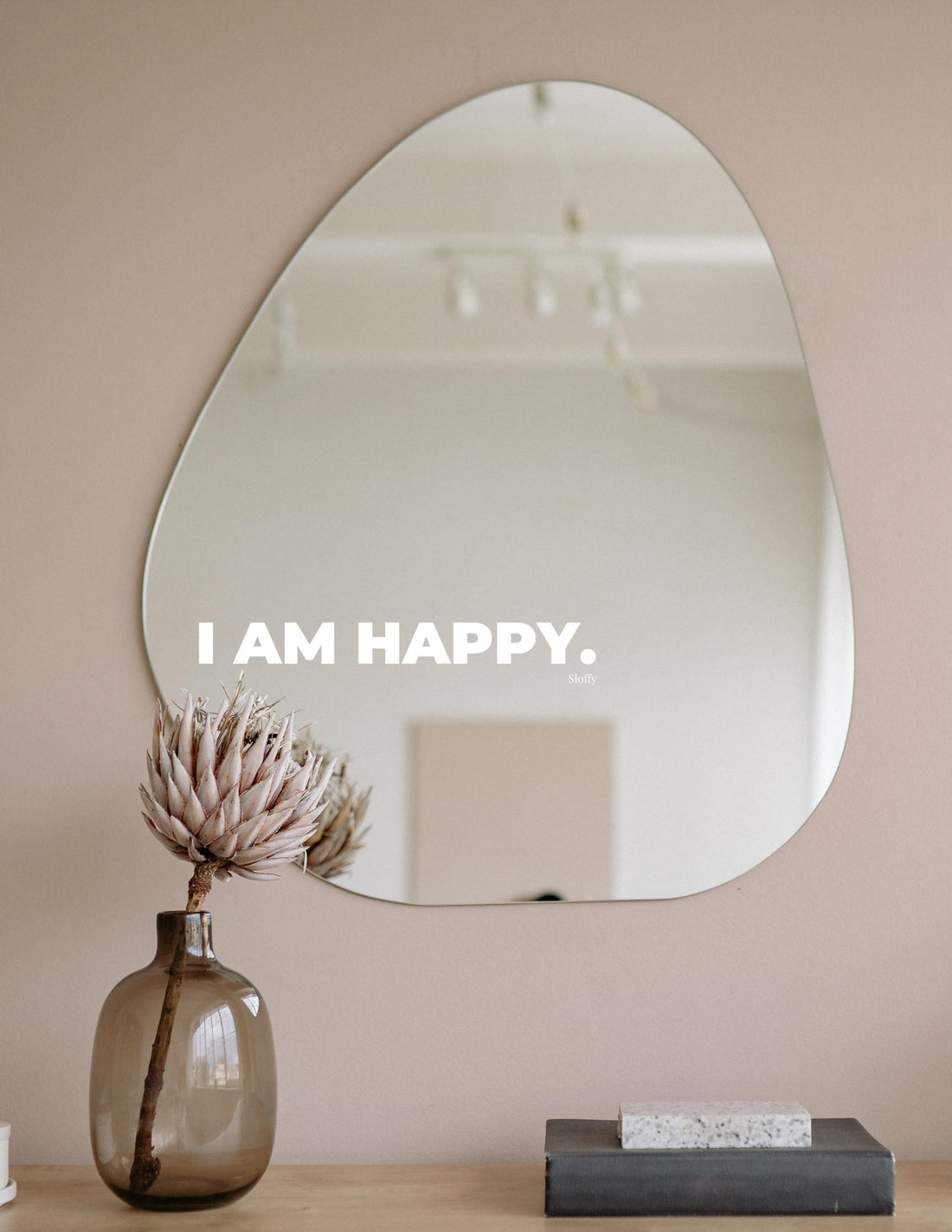 I am Happy. - Adesivo affermazione positiva