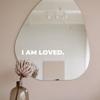 I am Loved. - Adesivo affermazione positiva